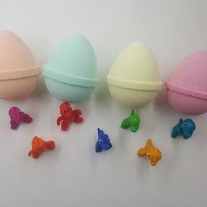 6 Dino Babies Gift Set, egg-shaped, hatching dinos